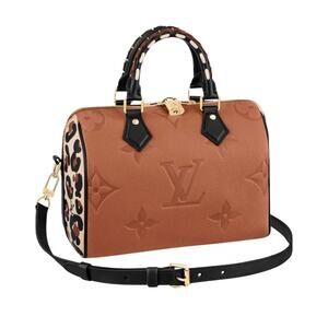 LOUIS VUITTON SPEEDY 25 WILD AT HEART Caramel Bag 🦄 Limited Edition
